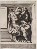 KG 00204
<br/>
Twee zingende engelen
<br/>
<em>Alberti, Cherubino (1553 - 1615)</em>